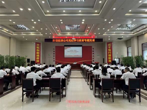 新型能源公司:“四個著力”推動黨紀學習教育走深走實
